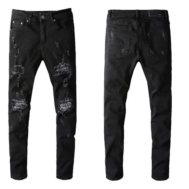 Designer Clothing Denim Pants Amiiri 2023 New Trend Fashion Slim Fit Small Foot Elastic Hole Patch Black Jeans Men's Amiiri Distressed Ripped Skinny Pants for sale
Designer Clothing Denim Pants Amiiri 2023 New Trend Fashion Slim Fit Small Foot Elastic Hole Patch Black Jeans Men's Amiiri Distressed Ripped Skinny Pants for sale