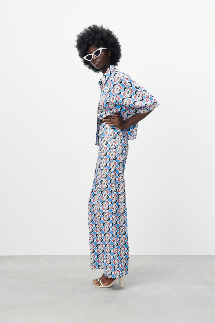 2023 Fashion Tshirt Sleeve Split Thigh Dress Lady dress shirt pants women pants dress