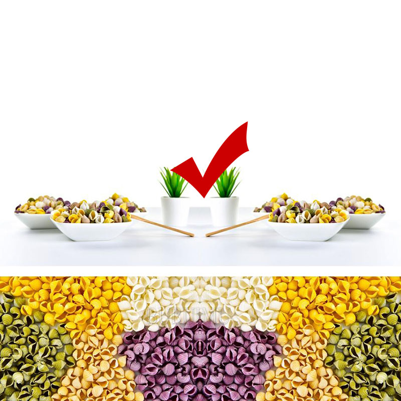 Commercial Industrial Pasta Making Extruder Scallop Blue Noodle Machine