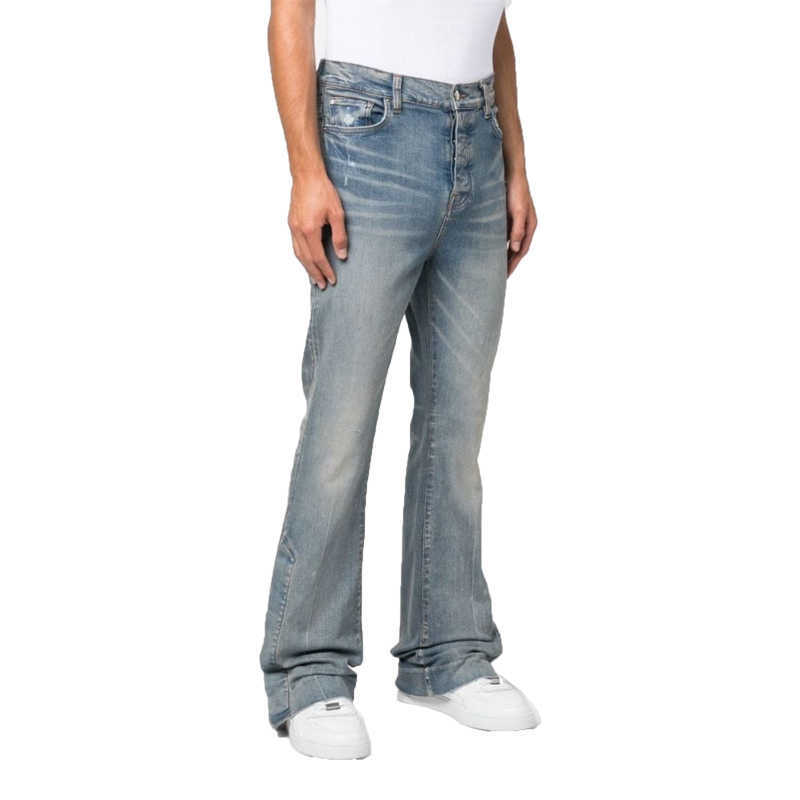 Designer Clothing Luxury Casual Fashion Denim Pants Amiiri High Street Washed Old Fashion Trend Versatile Micro Flare Pants Open Leg Men's Jeans, Old black
Designer Clothing Luxury Casual Fashion Denim Pants Amiiri High Street Washed Old Fashion Trend Versatile Micro Flare Pants Open Leg Men's Jeans, Old black