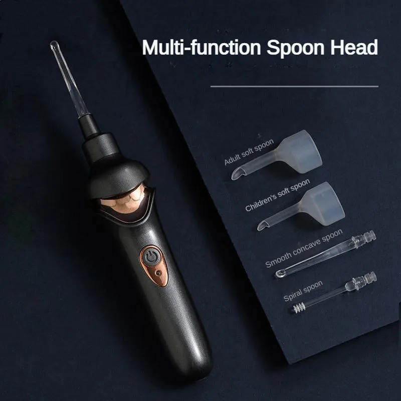 Other Health Beauty Items Electric Luminous Earpick For Kids Adult USB Rechargeable Vibration Painless Vacuum Ear Pick Wax Remover Cleaning Tool 23112
