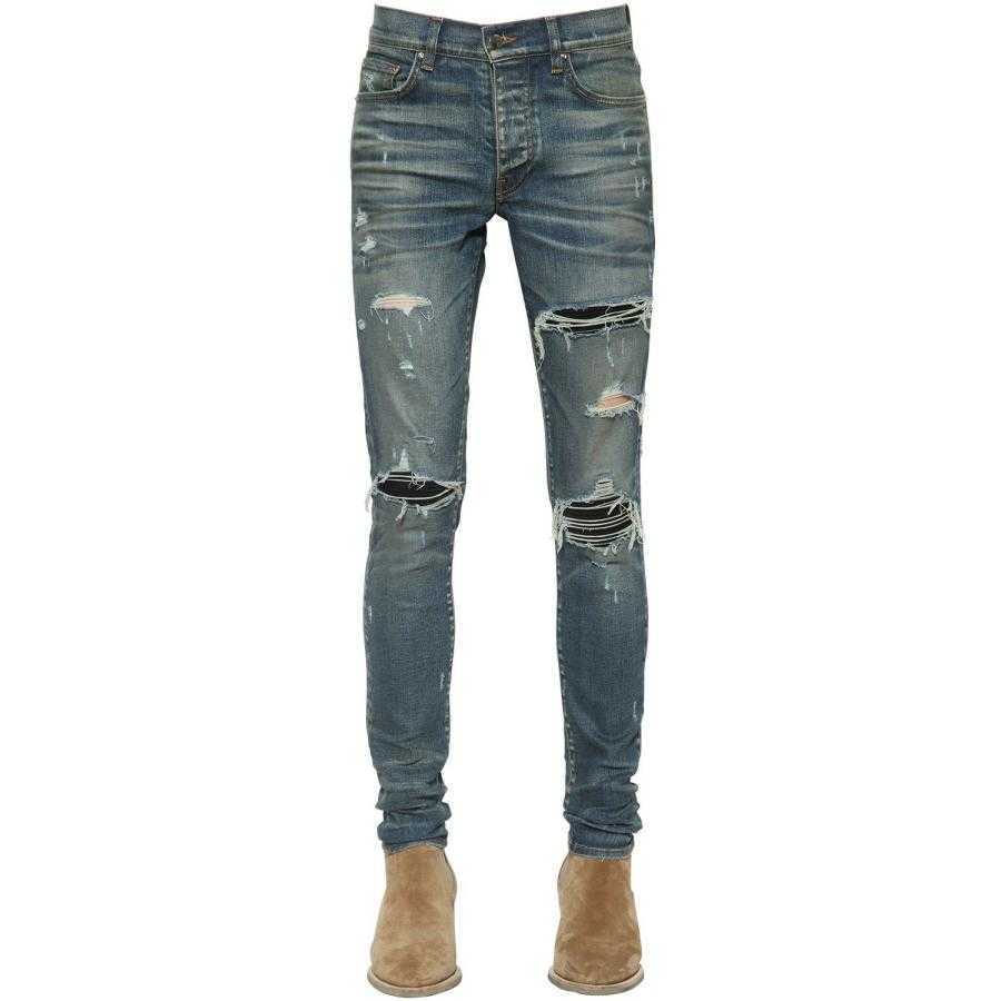 Designer Clothing Luxury Casual Fashion Denim Pants Amiiri Autumn Winter 2021fw High Street Mx1 Knife Cut Hole Slim Fit Small Leg Jeans Men's Pants, Navy blue
Designer Clothing Luxury Casual Fashion Denim Pants Amiiri Autumn Winter 2021fw High Street Mx1 Knife Cut Hole Slim Fit Small Leg Jeans Men's Pants, Navy blue