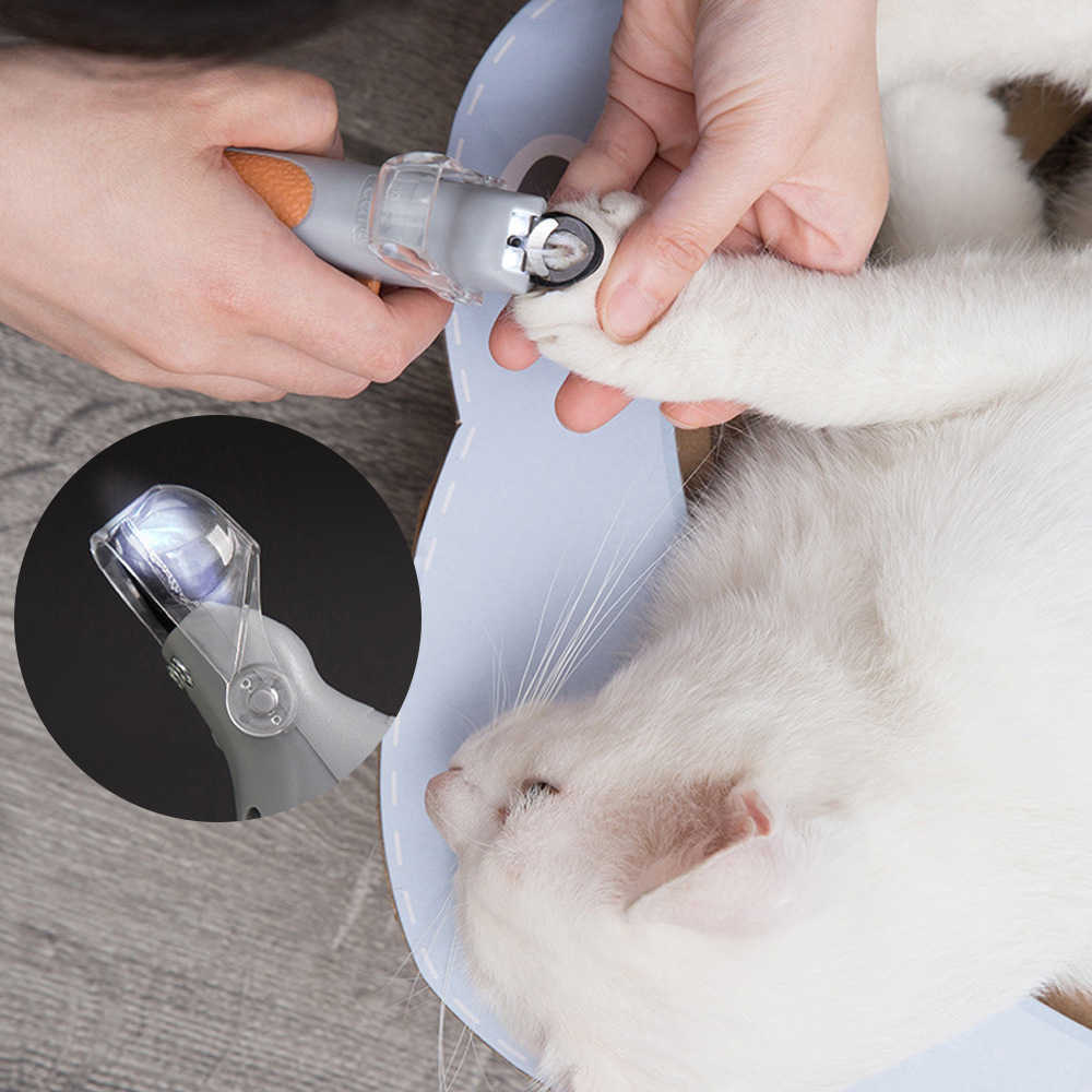 New Professional Clipper With LED Light Cat Dog Clippers Tool Nail Toeclaw Cutter Scissors Pet Suppl