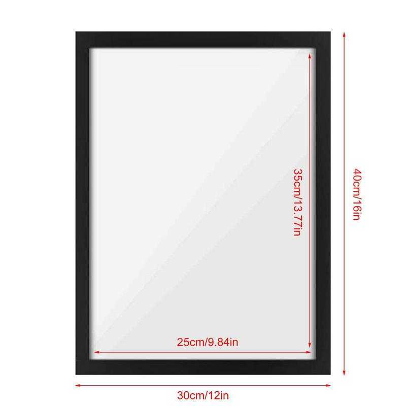 Update New 12X16in Magnetic Dia Art Frames Self-Adhesive Photo Frame Poster Picture Canvas Wall Sticker Living Room Home Decoration
