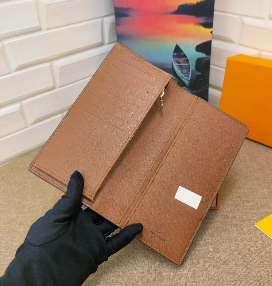 2023 TOP Wallet Fashion designer zipper wallets luxurys Men Women leather bags Classic Letters coin Purse Original Box