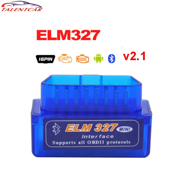 Mini V2.1 ELM327- OBD2 Blutoth Adapter ULME 327 V1.5 Scanner Diagnosescan-werkzeug Auto Code Reader OBDII ELM327