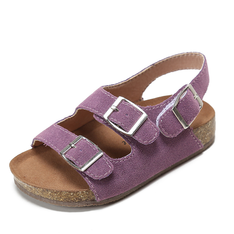 Kids Shoes Casual Sandals Beach Slippers Boys Girls Thick Bottoms Non-slip Children Youth Clogs Slipper Slides Kid Toddlers Shoe Hook & Loop Sand d43C
