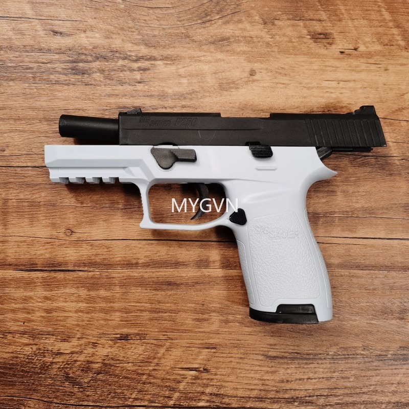 Slg Sauer P250 Shell Ejecting Model Soft Bullets Ejected Manual Can Not Shoot Launcher EDC TOY Collection Prop Adult Chi