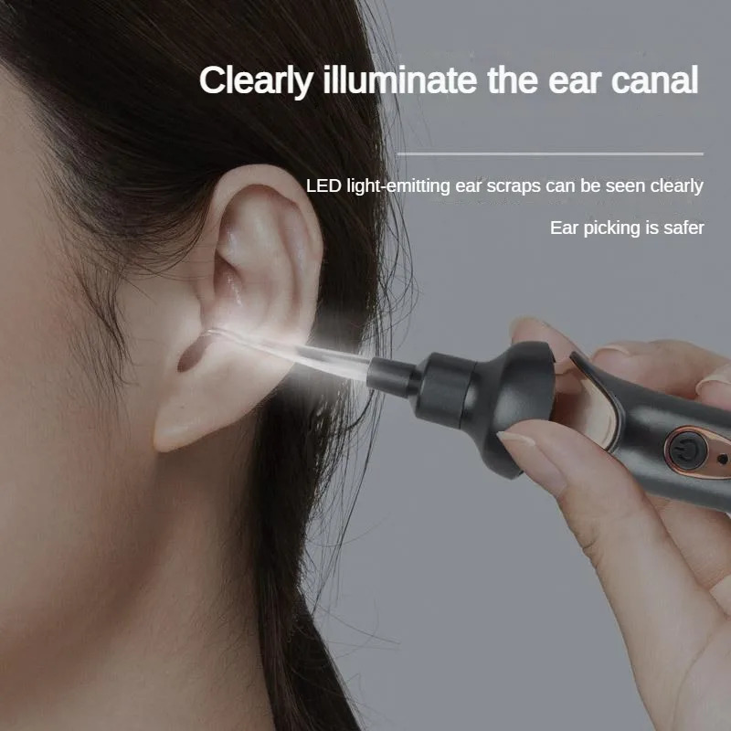 Other Health Beauty Items Electric Luminous Earpick For Kids Adult USB Rechargeable Vibration Painless Vacuum Ear Pick Wax Remover Cleaning Tool 23112