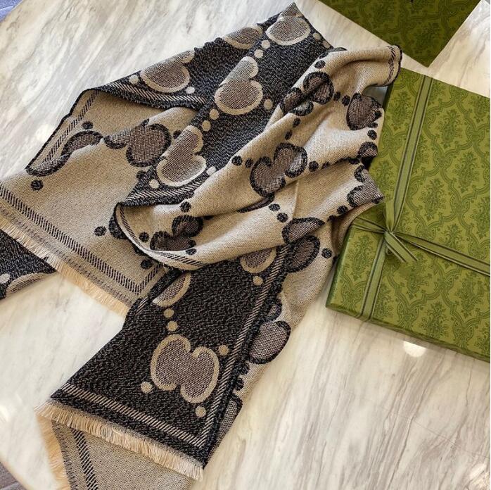 Stylish Women Cashmere Scarf Classic Full Letter designer scarf Soft Smooth Warm Wraps With Tag Autumn Winter Long Shawl Quality Gift Must-Have 6 Styles