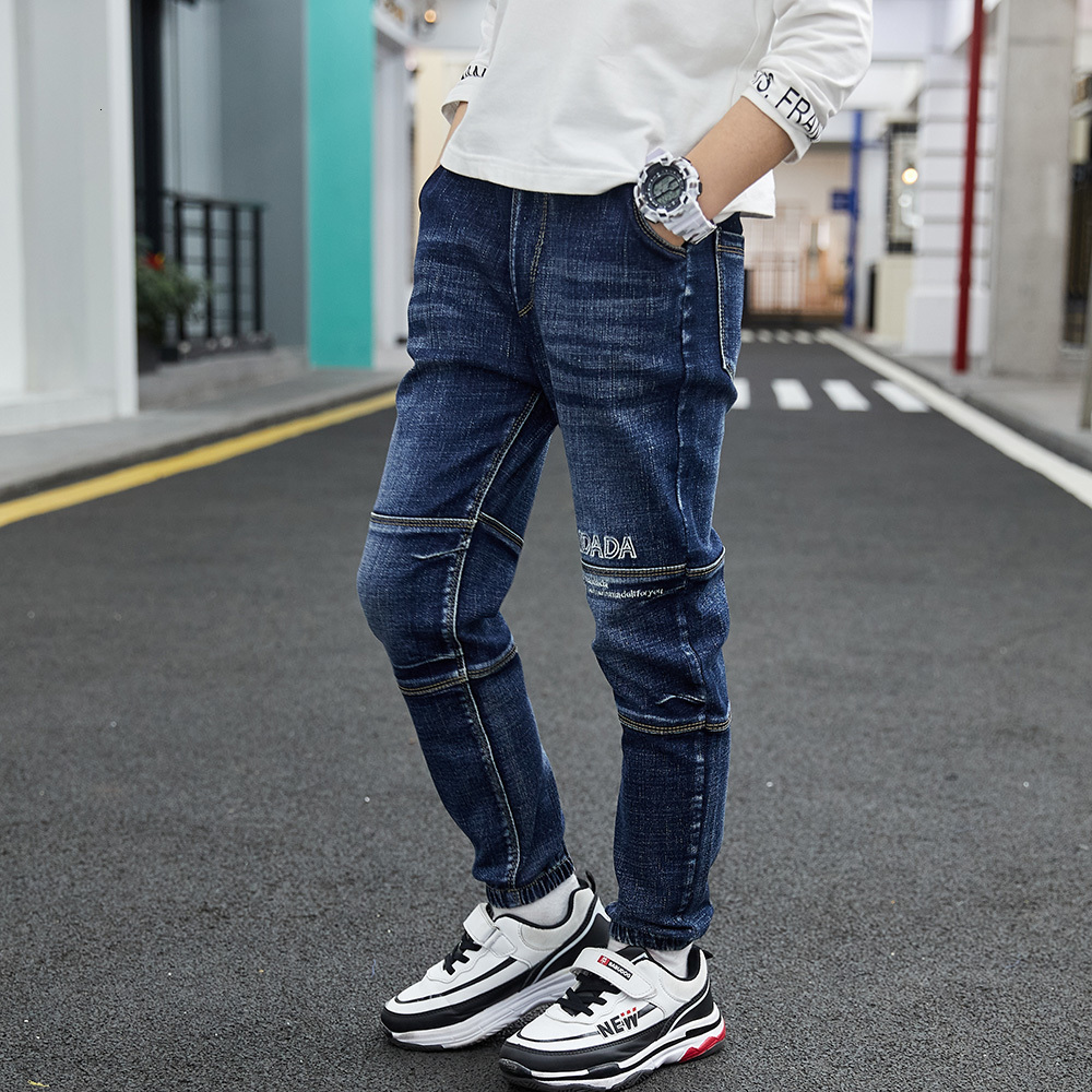 Jeans IENENS Kids Boys Clothes Skinny Jeans Classic Pants Children Infant Denim Clothing Bottoms Baby Trousers 4 5 6 7 8 9 10 11 Years 230424