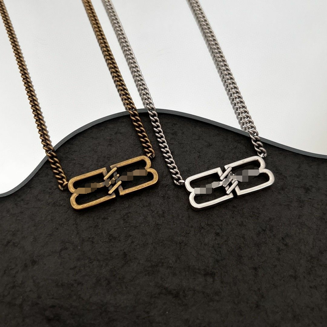 Fashion Women chain Necklace Classic initial B Letter Pendant 18K Gold Men Necklaces Valentine's Day Birthday Gift Designer Jewelry HBBN1 --05
