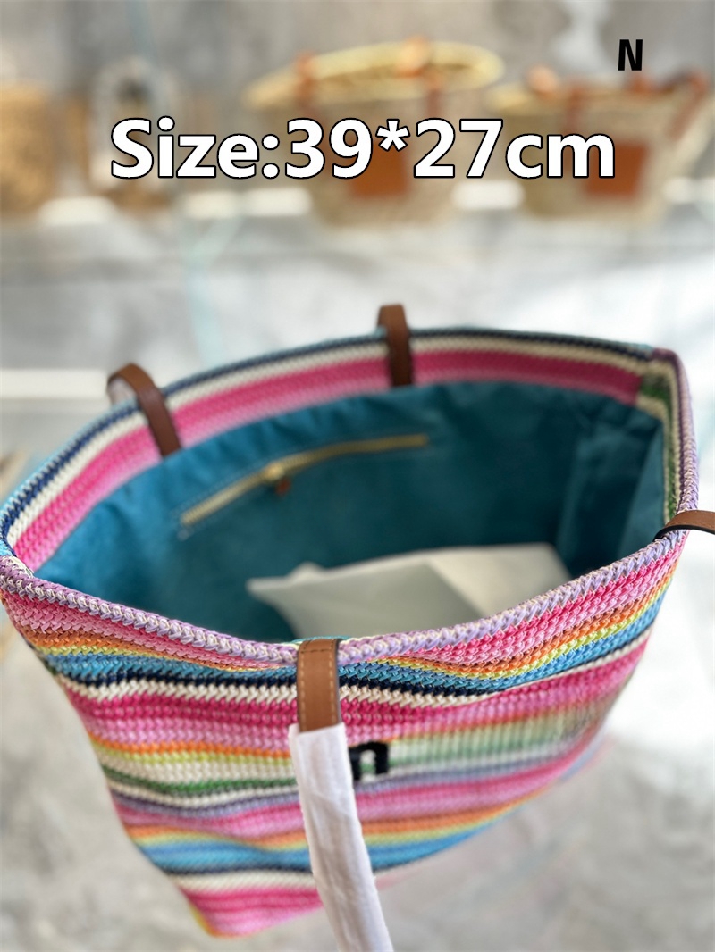 raffia Large Capacity vacation Travel Bag women Handbag Shoulder Bags Casual Ladies Handbags Portable woman hand woven raffia LLB