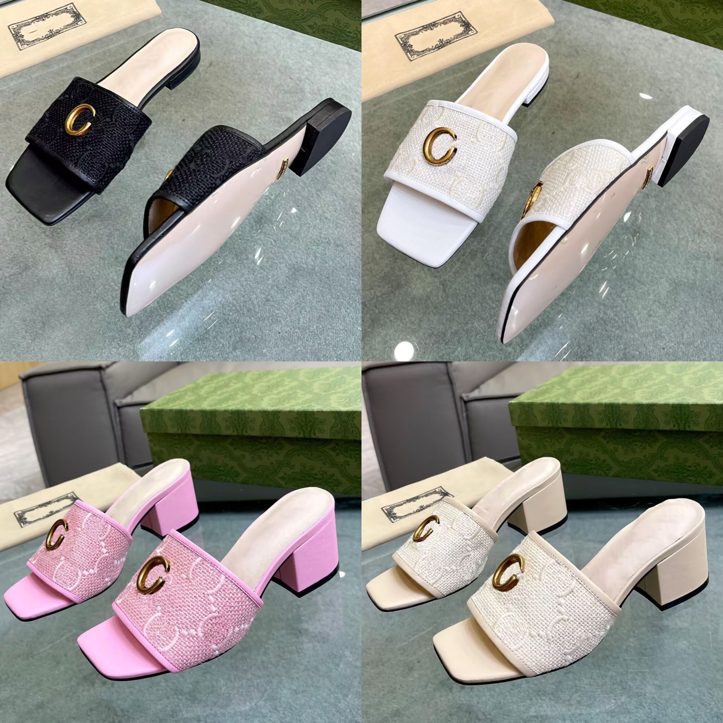 2023 Summer Luxury Sandals Designer Women's flip-flops Fashion leather slippers Hemp silk soft women's casual slippers
2023 Summer Luxury Sandals Designer Women's flip-flops Fashion leather slippers Hemp silk soft women's casual slippers
