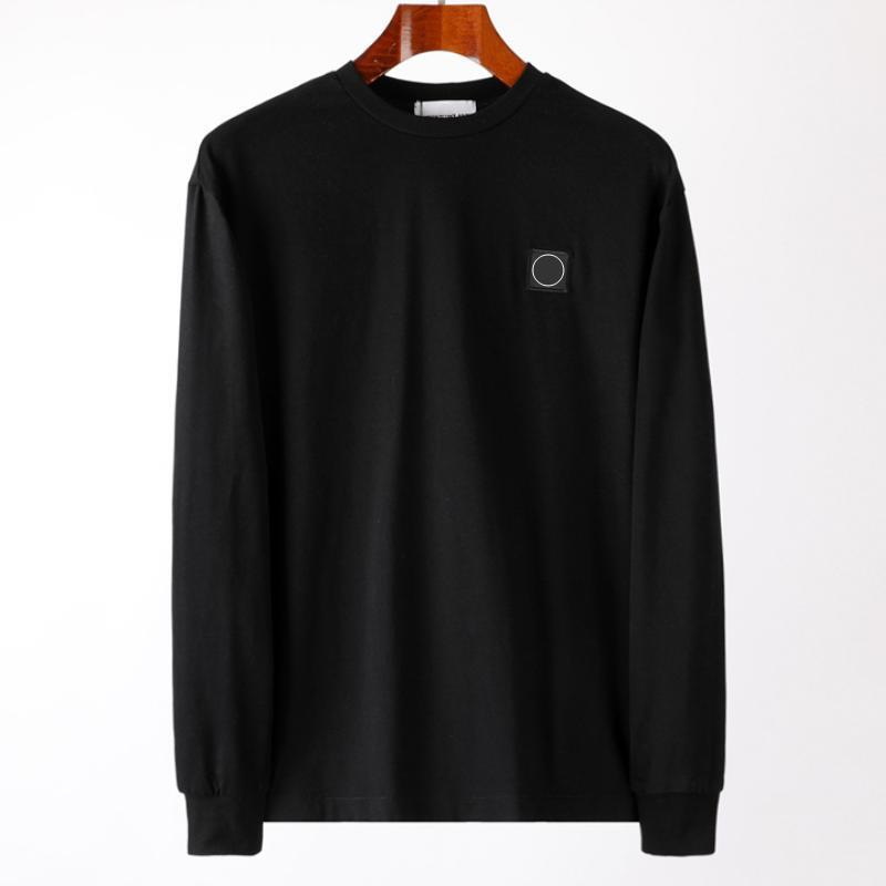 Spring Autumn Men's T-Shirts Long Sleeve TShirt Cotton Tee High Quality Round Neck Embroidery Sweatshirt Hip Hop Streetwear Causal Base Shirt Man Casual clothing Top