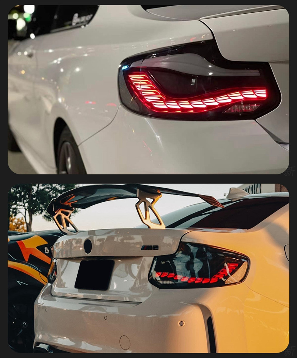 Taillight For 2-Series F22 F23 F87 M2 GTS OLED Style Tail LightsF44 F45 F46 LED Turn Signal Animation Parking Lights