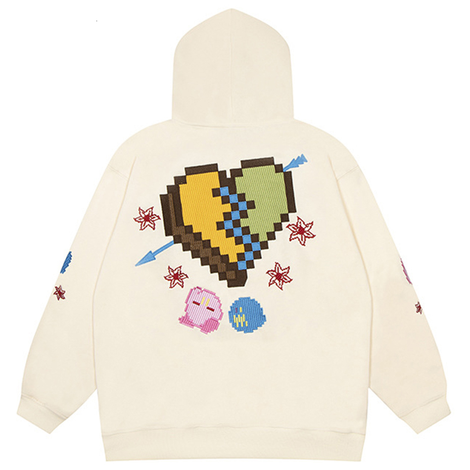 Men's Hoodies Sweatshirts Street clothing oversized Y2K sports shirt Harajuku hip-hop hoodie fashion embroidery men's casual loose zipper ho