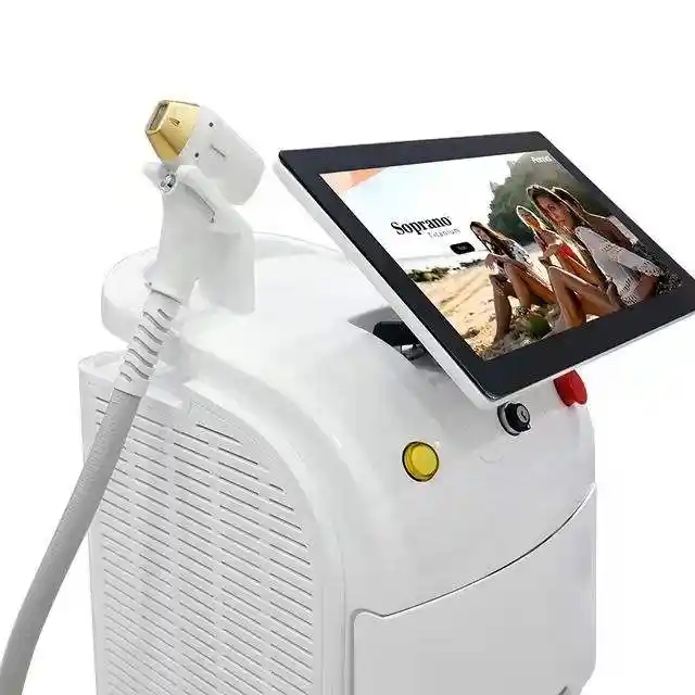 Hot Selling Wholesale Price 808nm 755nm 1064nm Diode Laser Hair Removal Machine 1 Handle OEM Logo 2400W Permanent hair removal