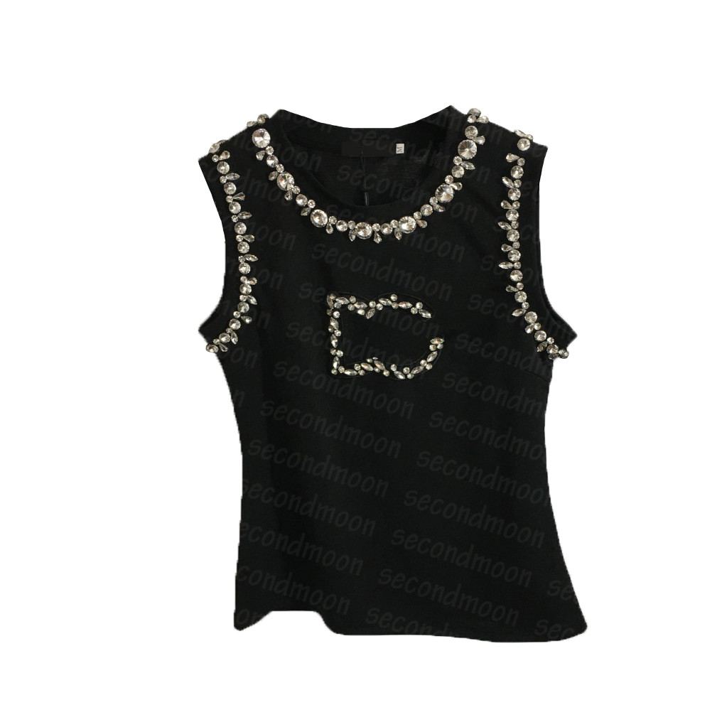 Sparkling Crystal Tanks Top Womens Crew Neck Vest Rhinestone Letter T Shirt Summer Party Tank Tops, Black
Sparkling Crystal Tanks Top Womens Crew Neck Vest Rhinestone Letter T Shirt Summer Party Tank Tops, Black