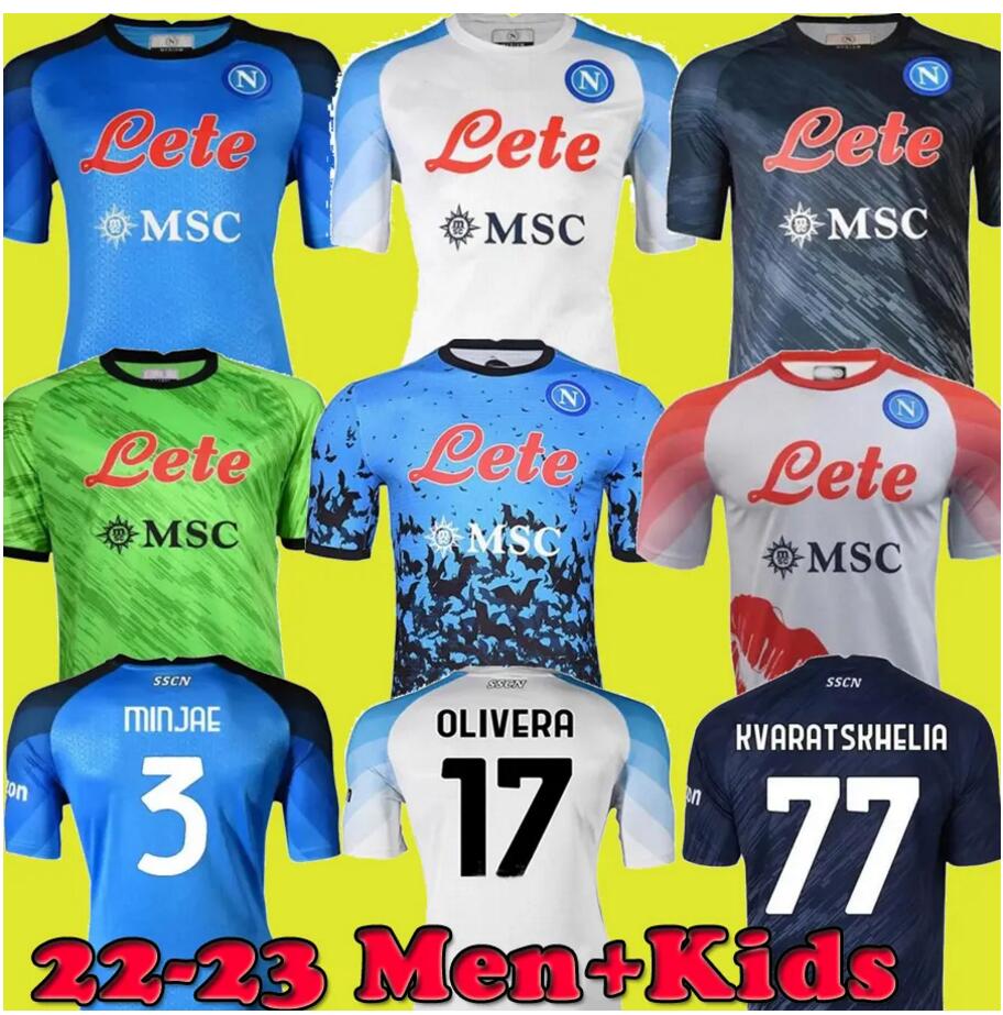 22 23 SSC Napoli Soccer Jerseys ANGUISSA OLIVERA Kvaratskhelia OSIMHEN Football Shirt LOZANO Naples MARADONA POLITANO 22 23 men kids kit home away third Special, Black
22 23 SSC Napoli Soccer Jerseys ANGUISSA OLIVERA Kvaratskhelia OSIMHEN Football Shirt LOZANO Naples MARADONA POLITANO 22 23 men kids kit home away third Special, Black