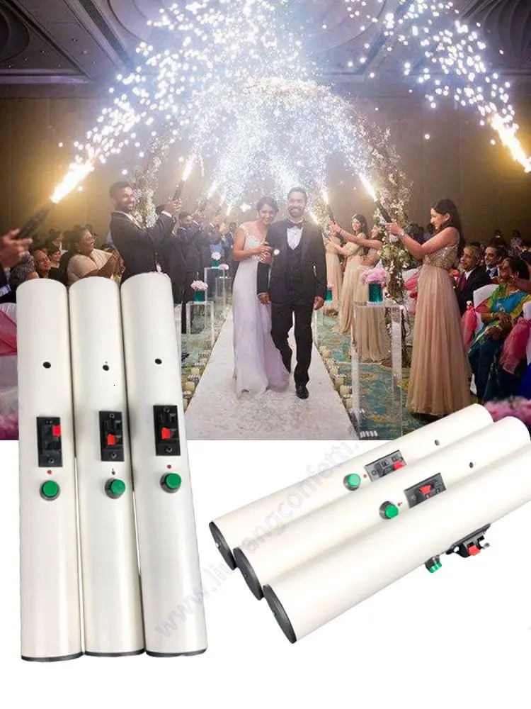 Other Event Party Supplies Reusable Hand Held Fountain Fireworks Pyrotechnic Safe Cold Pyro Stage Firing System Shooter Wedding Birthday Party DJ ENTR