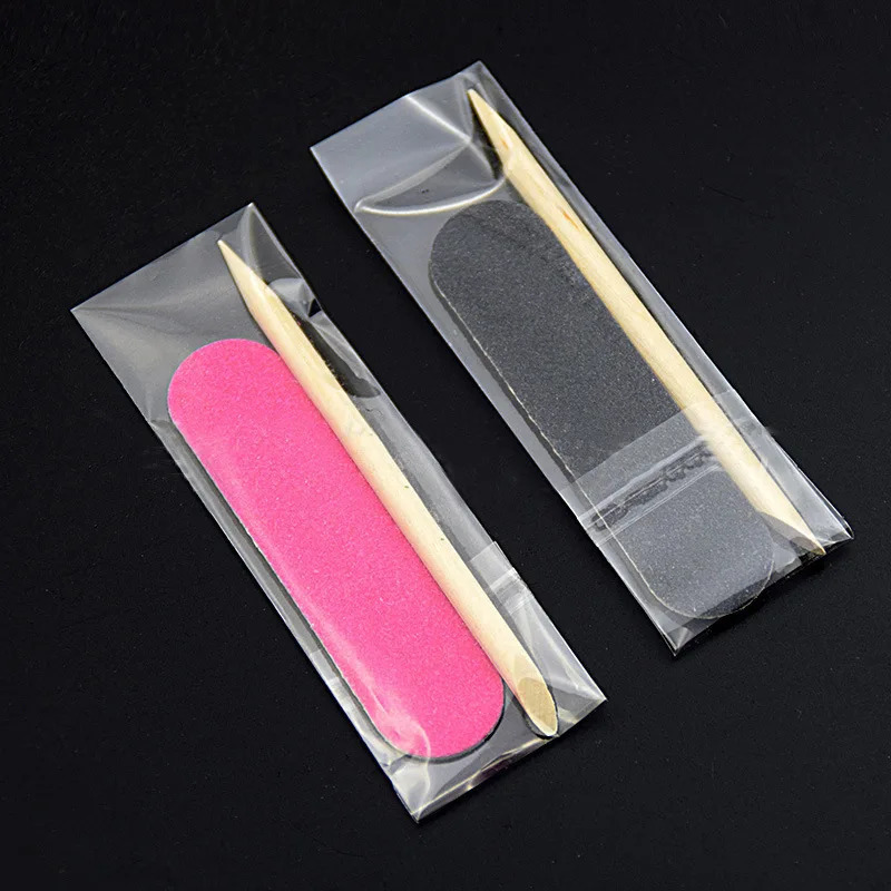 Nail Files 50pcs Disposable Nail Cleaning Care Kit Mini Nail File Sticks Nail Art Tool Portable Filer Nail Accessories Manicure Supplies 231123