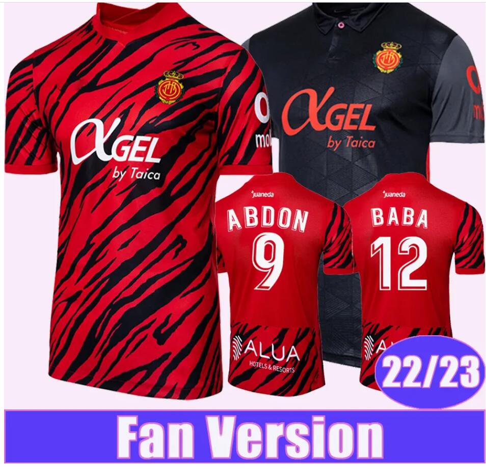 22 23 RCD Mallorca Mens Soccer Jerseys SANCHEZ ABDON A. RAILLO VALJENT MURIQI BABA GRENIER Home Away Football Shirt, Red
22 23 RCD Mallorca Mens Soccer Jerseys SANCHEZ ABDON A. RAILLO VALJENT MURIQI BABA GRENIER Home Away Football Shirt, Red