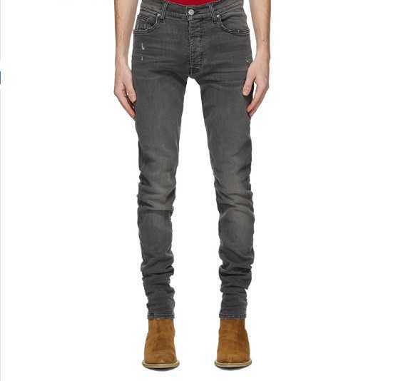 Designer Clothing Luxury Casual Fashion Denim Pants Amiiri Basic Knee Knife Cut High Elastic Slim Fit Feet Versatile Slp Fashion Denim Pants Men's Fashion, Gray
Designer Clothing Luxury Casual Fashion Denim Pants Amiiri Basic Knee Knife Cut High Elastic Slim Fit Feet Versatile Slp Fashion Denim Pants Men's Fashion, Gray