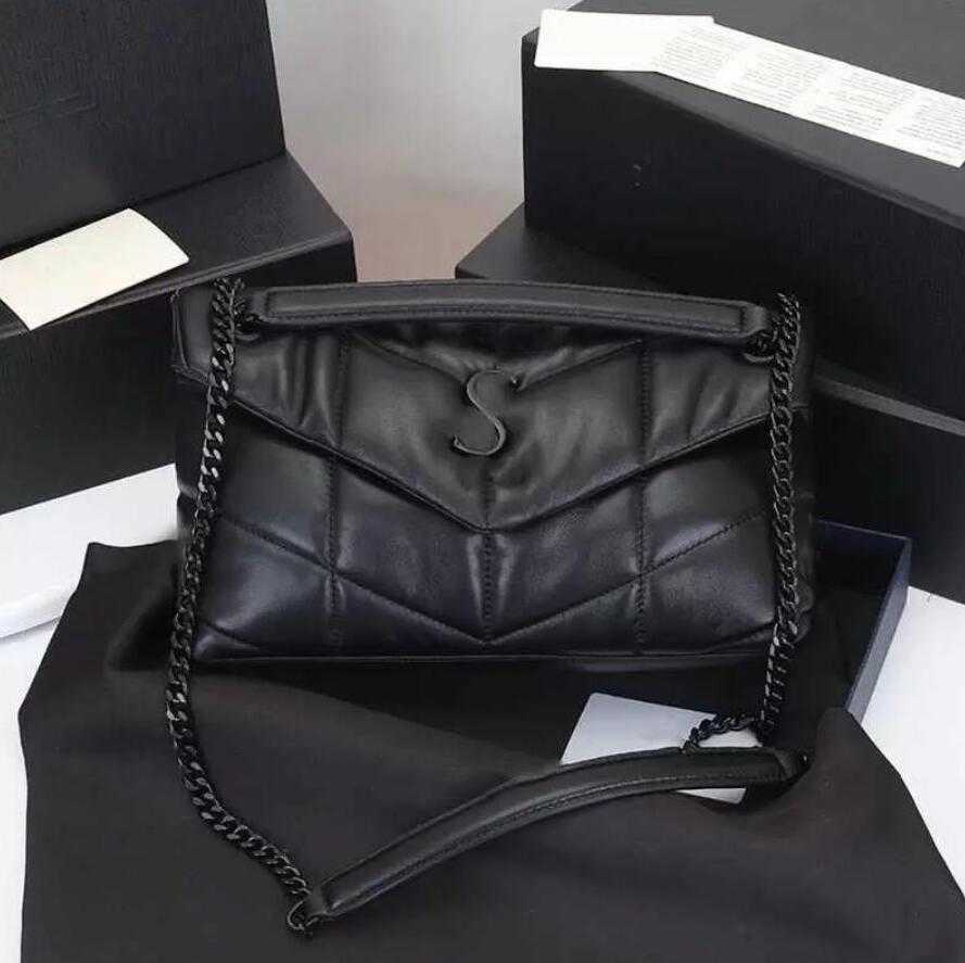 Soft Sheepskin Womens Puffer Shoulder Bags Crossbody Classic Bag Ladies Chain Cross Designer Handbags Purse, Black/black
Soft Sheepskin Womens Puffer Shoulder Bags Crossbody Classic Bag Ladies Chain Cross Designer Handbags Purse, Black/black