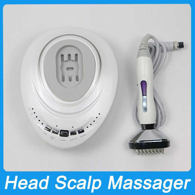 4 in 1 IR Light EMS Micro Current Vibration Massage RF Head Scalp Massage Hair Growth Brush EMS Comb Neck Physiotherapy Relaxation Dredging Meridian H