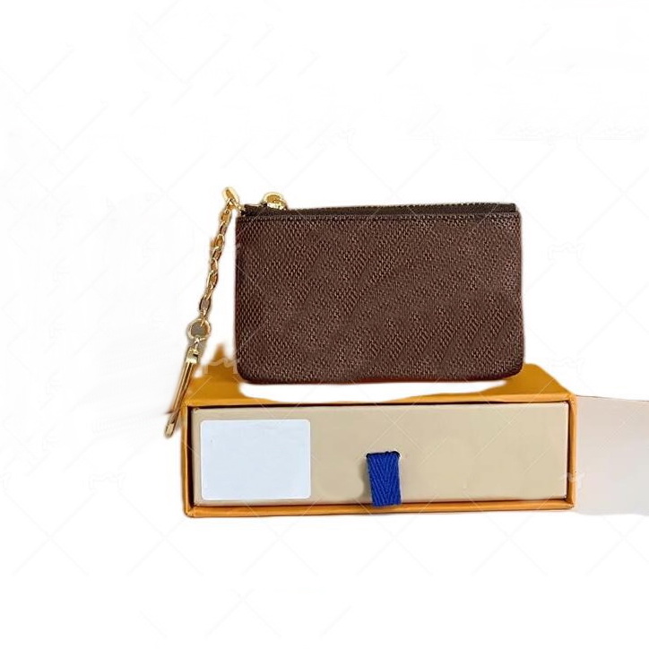 Designers KEY POUCH Wallets Coin Purse Lady Mini Holder Wallet Women Mens Keychain Ring Credit Card Holder Luxurys Original Box, Brown grid
Designers KEY POUCH Wallets Coin Purse Lady Mini Holder Wallet Women Mens Keychain Ring Credit Card Holder Luxurys Original Box, Brown grid