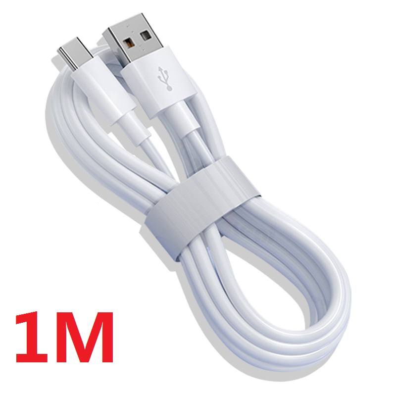 Universal 1M 3FT White Type c Cables Micro V8 5pin USB-C Cable Wire For Samsung S10 S21 S22 S23 Note 10 htc huawei Android phone