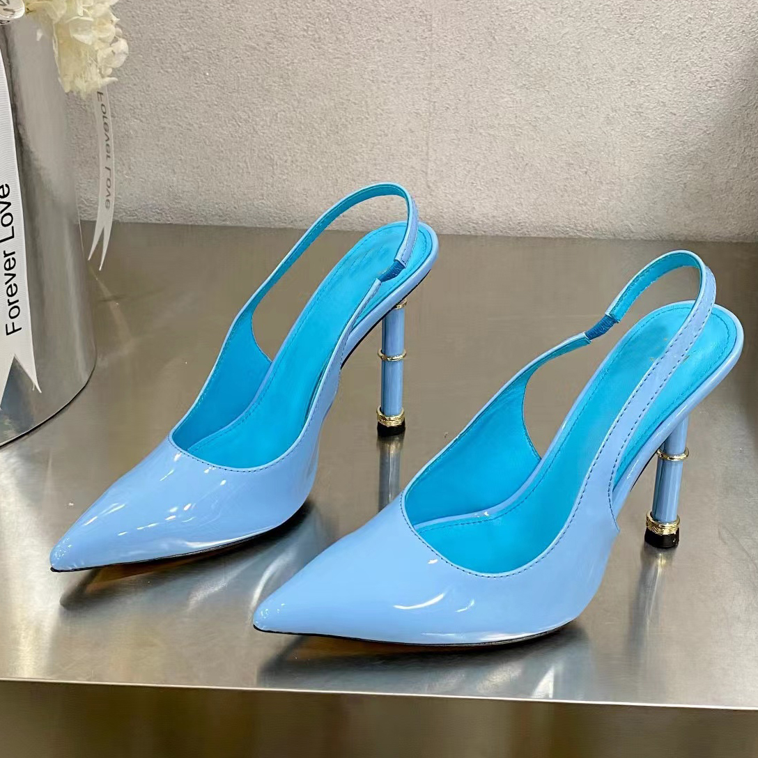 Elegant Sandals Designer Shoes Womens High Heels Lacquer Leather Dress Shoe Pointed Toe Wrap Back Ankle Band Sandal Party Summer Wedding, 6#
Elegant Sandals Designer Shoes Womens High Heels Lacquer Leather Dress Shoe Pointed Toe Wrap Back Ankle Band Sandal Party Summer Wedding, 6#