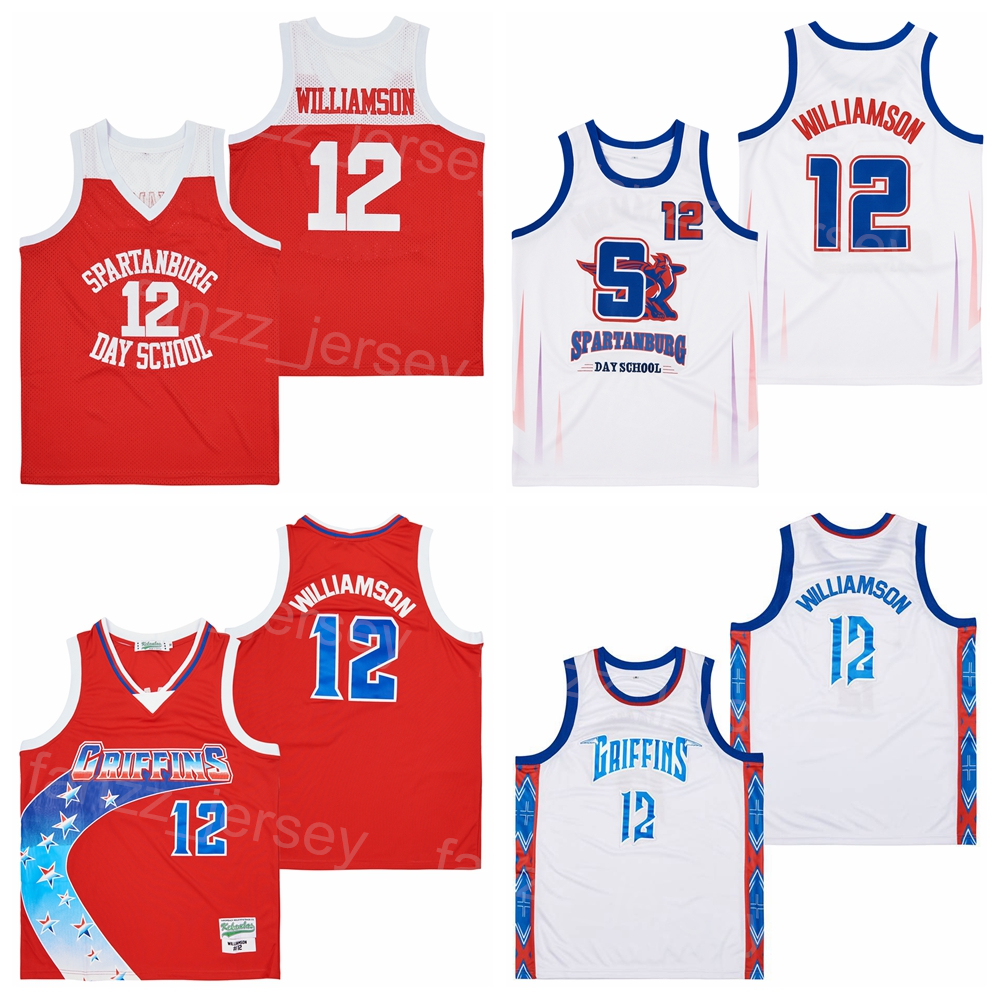 High School Basketball 12 Zion Williamson Jersey Movie 1 Spartanburg Day Griffins ALTERNATE Team Orange White HipHop Breathable Sport HipHop Pure Cotton Man
High School Basketball 12 Zion Williamson Jersey Movie 1 Spartanburg Day Griffins ALTERNATE Team Orange White HipHop Breathable Sport HipHop Pure Cotton Man