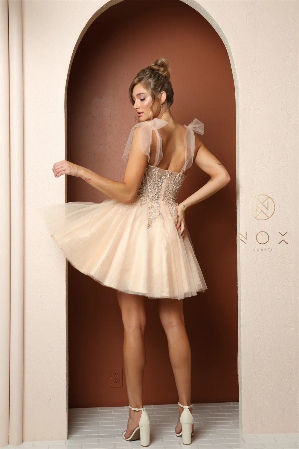 New Arrival Short Prom Pageant Dress 2024 Sweetheart Spaghetti Strap Lace Flower Embroidery Evening Formal Party Gowns Sweet Vestido De Gala Robe De S