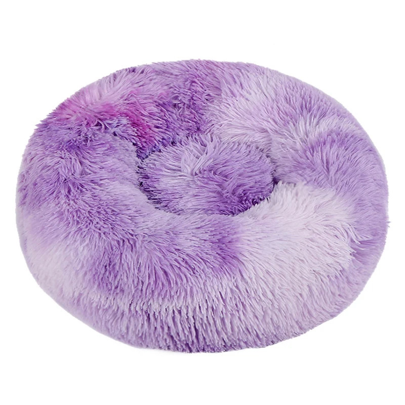kennels pens Large Dog Bed Pet Sofa Mat for Dogs Cat Mats Long Plush Round Bed Winter Warm Sleeping Pet Nest Cushion Puppy Donut Calming Dogs 231123