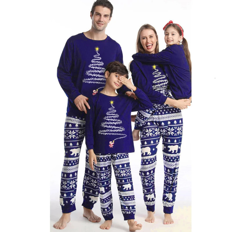 Family Matching Outfits Family Matching Outfits Red Christmas Pajamas Sets Father Mother Daughter and Son Pyjamas Aldult Kids Xmas Family Clothing 231