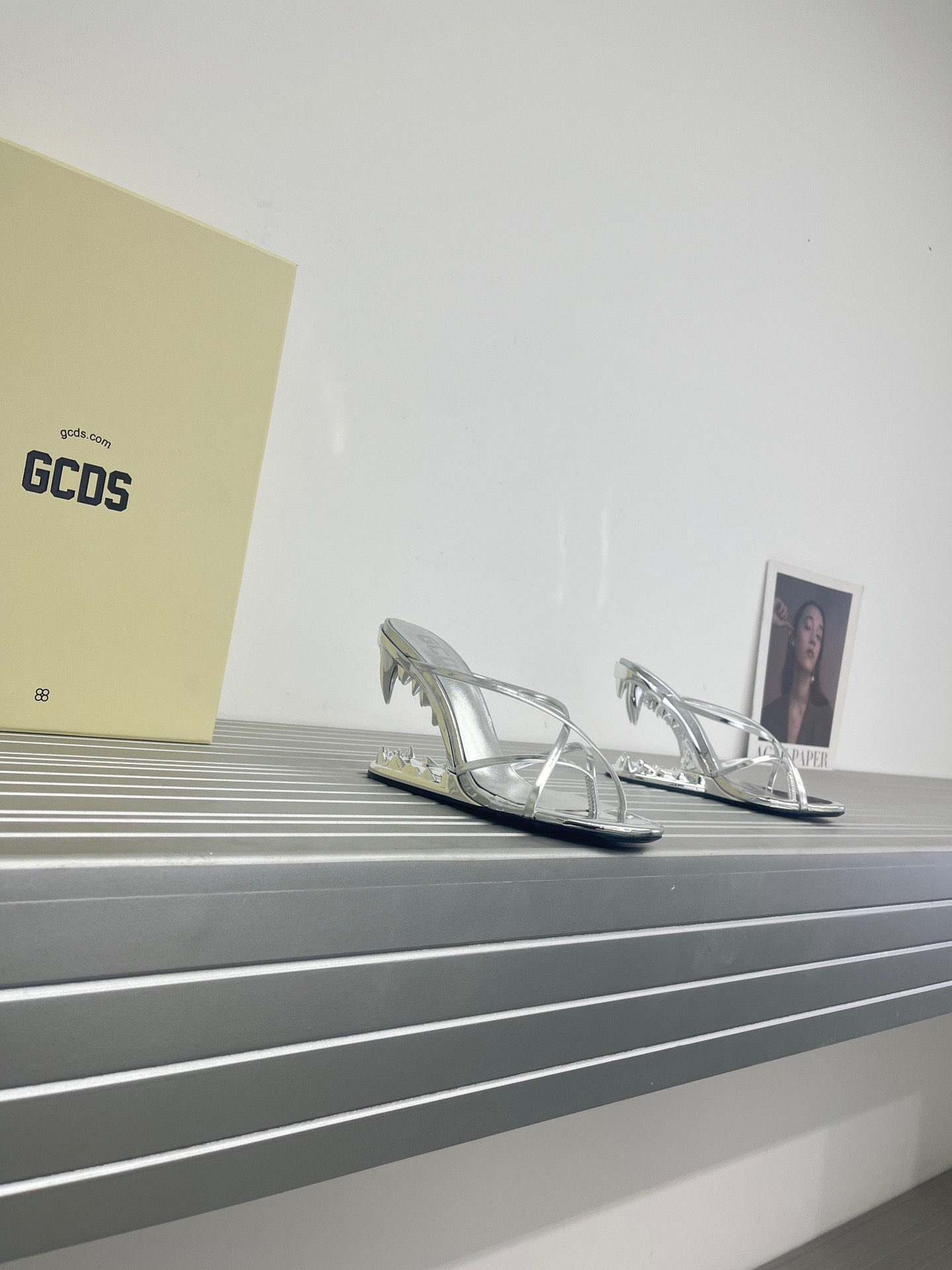 GCDS God Can't Destroy Streetwear Shaped heel Sandals size 35-41