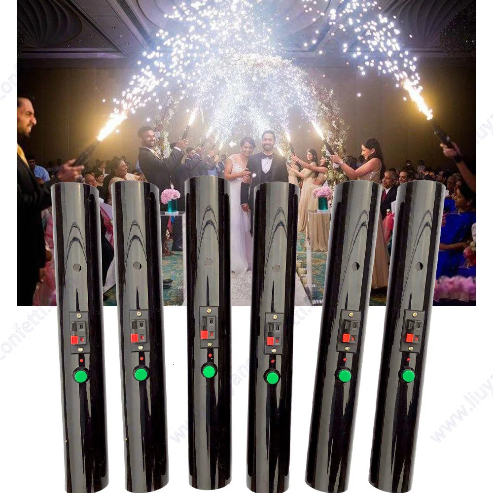 Other Event Party Supplies Reusable Hand Held Fountain Fireworks Pyrotechnic Safe Cold Pyro Stage Firing System Shooter Wedding Birthday Party DJ ENTR