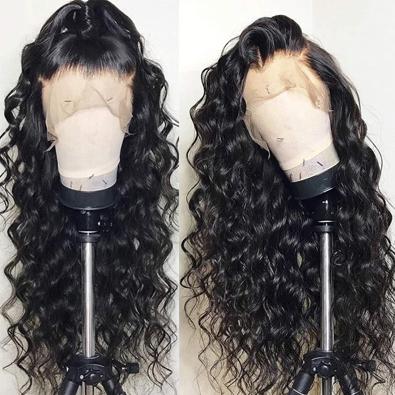 Loose Wave Lace Front Wigs Human Hair 130 Density 13x4 HD Full Lace Frontal Wig Pre Plucked with Baby Hair Loose Deep Wave Wig Wet and Wavy Human Hair