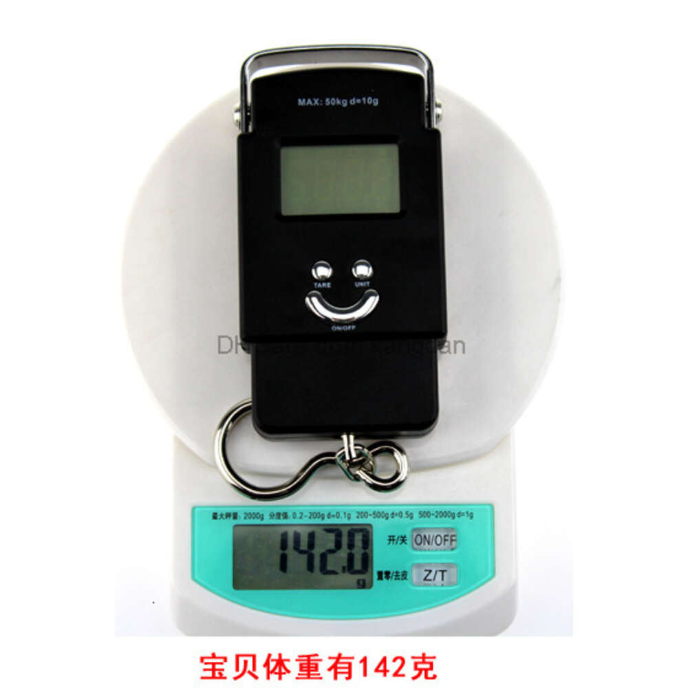 wholesale High-precision portable mini small electronic portable scale luggage express kong hook hanging said electronic scale manufacturers