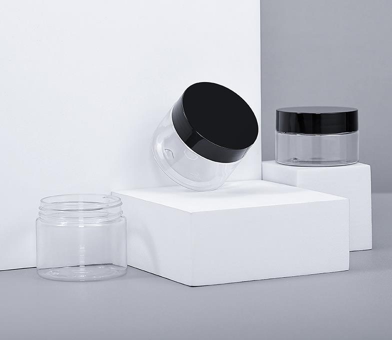 30ml 40ml 50ml 60ml 80ml accessories Thin Mint Cookies Food Candy plastic Empty PET Clear jar bottles packaging tank dry herb flower Container Customi