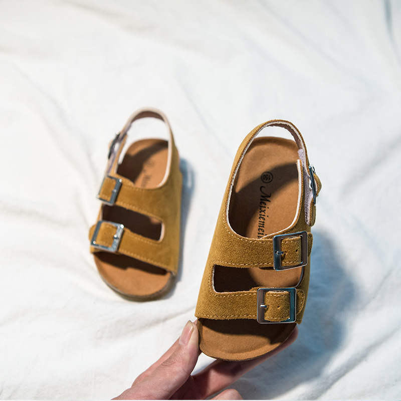 Kids Shoes Casual Sandals Beach Slippers Boys Girls Thick Bottoms Non-slip Children Youth Clogs Slipper Slides Kid Toddlers Shoe Hook & Loop Sand d43C