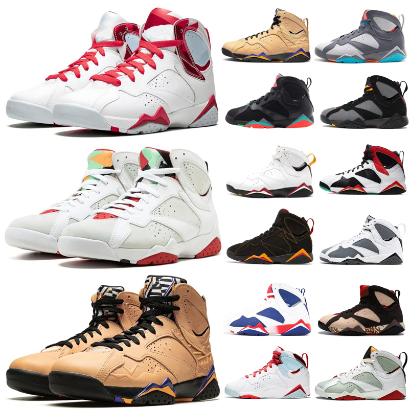 Jumpman 7 7s Basketball Shoes Designer Men Women OG UNC Black Pink Blue Silver Yellow Gold Brown Green Purple Bronze White Multi Color Mountaineering Casual Sneakers, 23
Jumpman 7 7s Basketball Shoes Designer Men Women OG UNC Black Pink Blue Silver Yellow Gold Brown Green Purple Bronze White Multi Color Mountaineering Casual Sneakers, 23