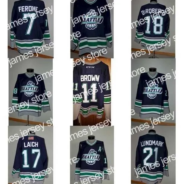 College Hockey Wears Thr Custom Mens Womens Kids WHL Seattle Thunderbirds 7 Paul Ferone 18 Torrey DiRoberto 21 Jamie Lundmark Ice Hockey Jer
College Hockey Wears Thr Custom Mens Womens Kids WHL Seattle Thunderbirds 7 Paul Ferone 18 Torrey DiRoberto 21 Jamie Lundmark Ice Hockey Jer