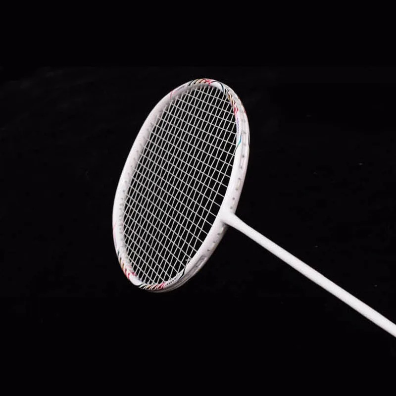 Badminton Rackets Badminton Rackets 8U Professional 100 Carbon Badminton Racket 2430lbs G5 Ultralight Offensive Racket Badminton Racquet Padel Trainin