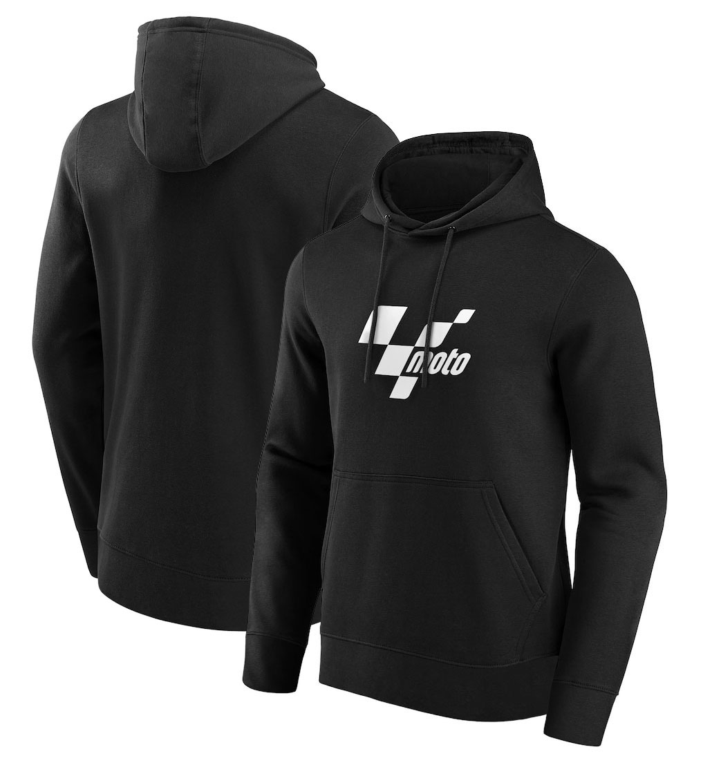 2023 MOTO Racing Graphic New Motorcycle Team Rider Black Hoodie Spring Autumn Men's Fashion Oversized Hooded Sweatshirt