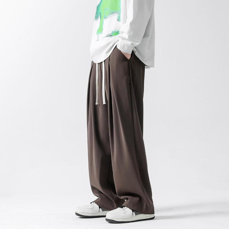 Men's Pants Spring Summer Coffee Casual Ice Silk Men's Trend Solid Men Drape Mopping Straight Loose Wide-leg Trousers, Black
Men's Pants Spring Summer Coffee Casual Ice Silk Men's Trend Solid Men Drape Mopping Straight Loose Wide-leg Trousers, Black