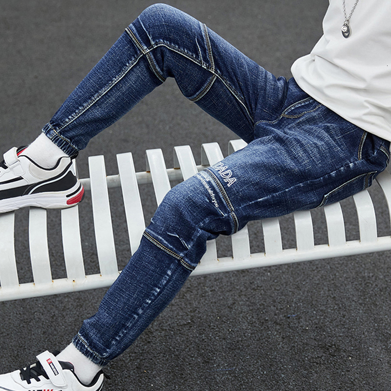 Jeans IENENS Kids Boys Clothes Skinny Jeans Classic Pants Children Infant Denim Clothing Bottoms Baby Trousers 4 5 6 7 8 9 10 11 Years 230424
