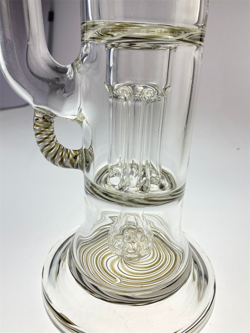 black and white Stripe glass bend neck hookah 18 inch oil rig pipe recycler 18mm joint welcome to order
black and white Stripe glass bend neck hookah 18 inch oil rig pipe recycler 18mm joint welcome to order